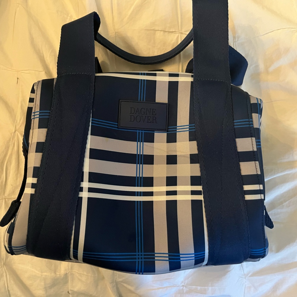 Dagne Dover Small Landon in blue plaid